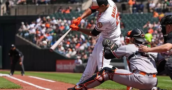Basallo's homer, Alonso's 2 RBIs help Orioles defeat Giants 6-2
