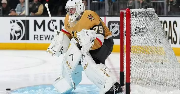 Golden Knights activate Carter Hart off injured reserve and start him versus Flames