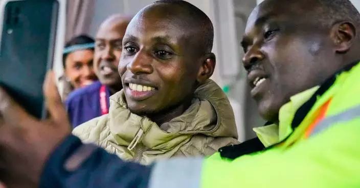 Kenya gives a hero’s welcome to marathon record breaker Sabastian Sawe