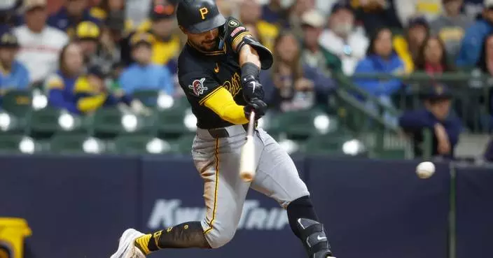 Reynolds, Gonzales help the Pirates outlast the Brewers, 6-3 in 10 innings