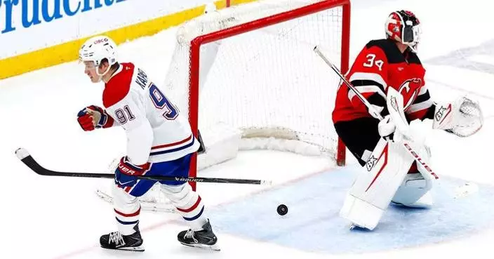 Kapanen’s shootout goal gives Canadiens a 4-3 win over Devils for their 8th straight