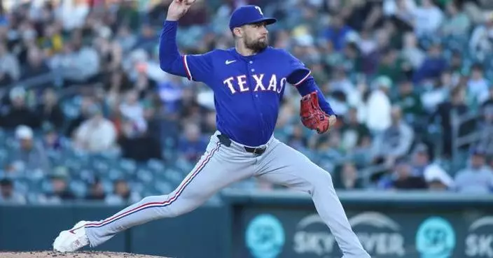 Eovaldi goes 7 innings, Burger hits 2 homers as Rangers win 8-1 to stop Athletics' win streak