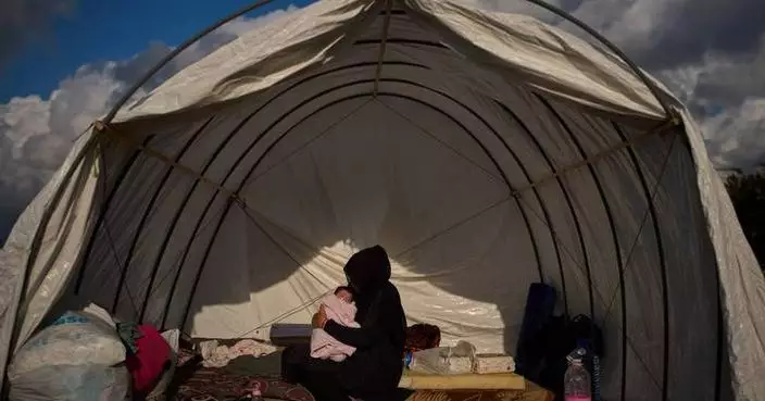 A baby born in a Beirut displacement camp now struggles to survive