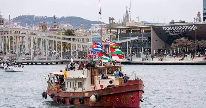 Activists say Israel has intercepted their Gaza aid flotilla near Crete, detaining crews