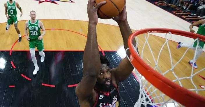 Joel Embiid in starting lineup for 76ers in Game 4 vs the Celtics 17 days after an appendectomy