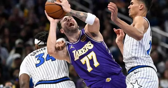 NBA scoring leader Luka Doncic to miss rest of Lakers’ regular season with hamstring strain
