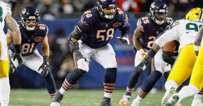 Chicago Bears exercise fifth-year option for 2027 on right tackle Darnell Wright's contract
