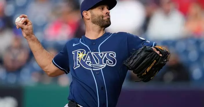 Martinez pitches the Rays past the Guardians 1-0 for their 6th straight win