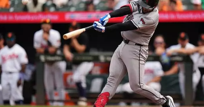 Adrian Del Castillo homers in the 10th inning to lead Diamondbacks to 8-5 win over Orioles