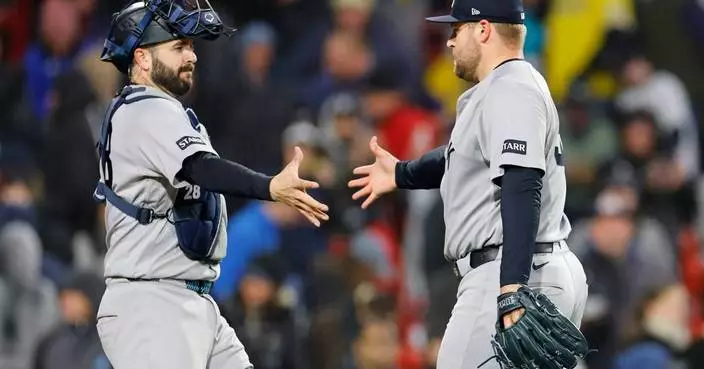 Stanton homers, adds 2-run double as Yankees shut out the Red Sox