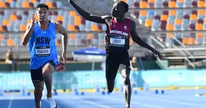 Gout Gout wins 100 meters at Australian junior track titles but misses national record