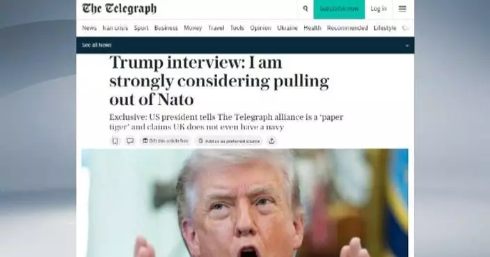 Trump calls NATO 'paper tiger,' considers withdrawal