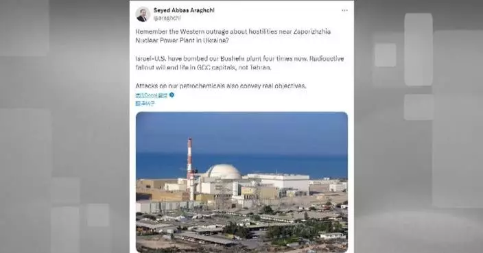 Iranian FM condemns US-Israeli strike near Bushehr plant, warns of lethal regional consequences