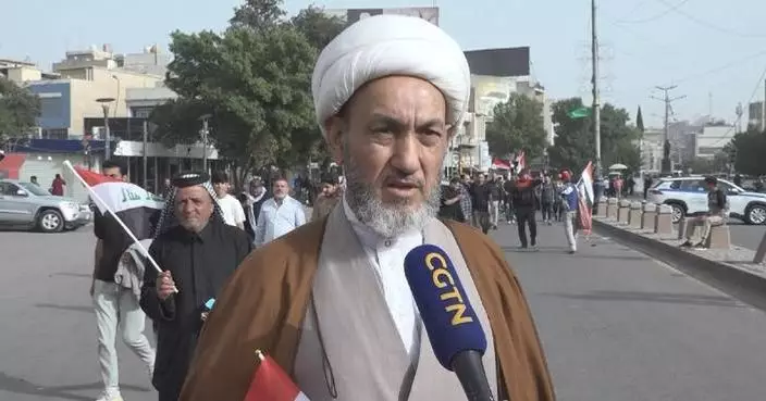 Baghdad demonstrators condemn US-Israeli attacks on Iran