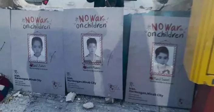 Mourners recreate classroom in Tehran in memory of girls’ elementary school victims