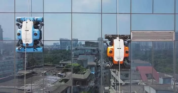 Demand for window cleaning robots soars among high-rise residents, business owners
