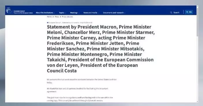 Global leaders welcome US-Iran truce, urging lasting solution in Middle East