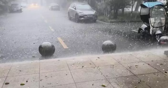 Rainstorm, hailstorm lash Jiangxi, Fujian, triggering emergency responses