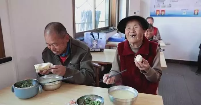 Village canteens in Shaanxi provide affordable meals for elderly
