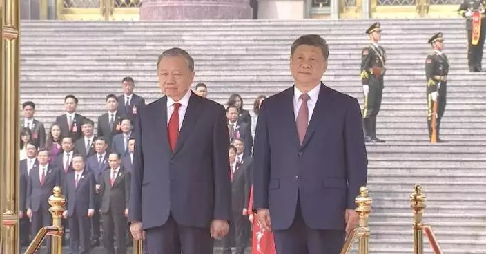 Xi holds welcome ceremony for Vietnam’s top leader