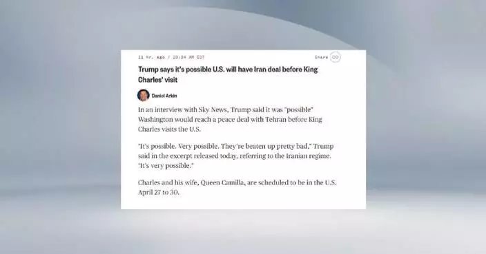 Trump says US, Iran nearing deal to end war