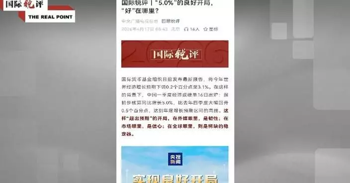 China’s solid Q1 growth serves as stable anchor for global economy amid rising volatility: commentary