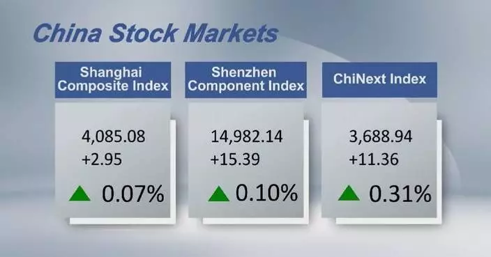 Chinese shares close higher Tuesday