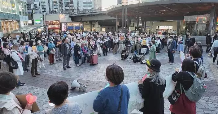 Japanese rally against gov’t’s decision to ease arms export rules