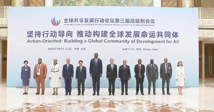 China to work with all parties to usher in new landscape for global development: Wang Yi