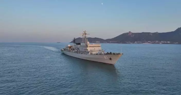 China's naval training ship Zheng He to open to public celebrating Navy's 77th anniversary