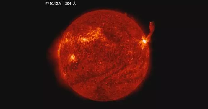 China’s Fengyun-4C satellite captures powerful solar flare