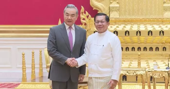Myanmar president meets Chinese FM