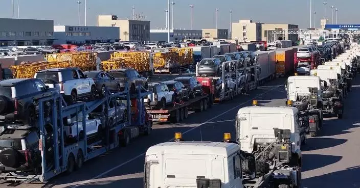 Major Xinjiang port sees record export of 85,000 vehicles in Q1