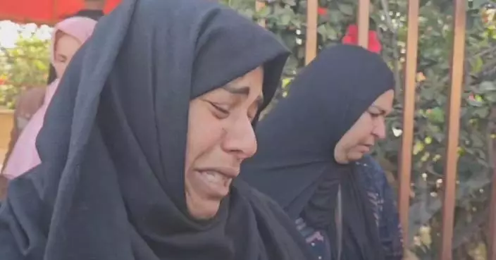 Grieving mother in Gaza mourns child killed in Israeli strike