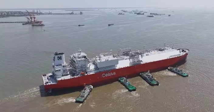 China delivers its largest domestically built LNG carrier