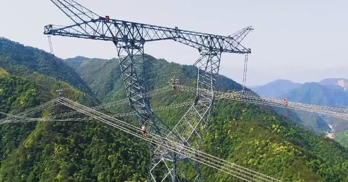 Construction of key power transmission project in Yangtze River Delta begins