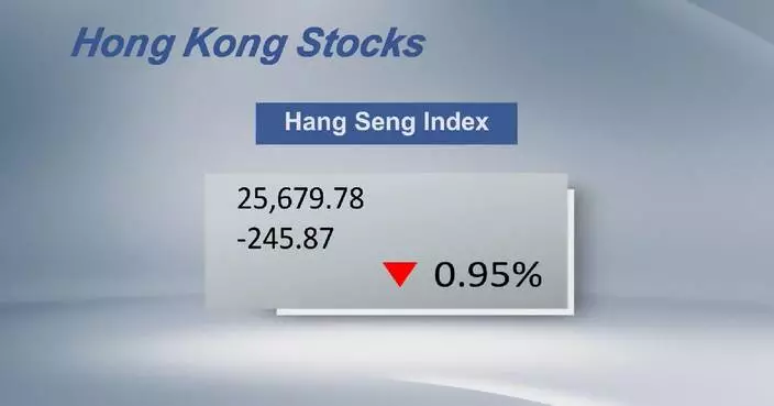 Hong Kong stocks close 0.95 pct lower