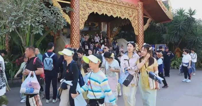 Chinese tourists flock to attractions for May Day holiday