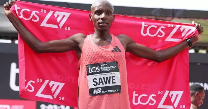 Sabastian Sawe of Kenya becomes first person to run a sub-2-hour marathon to win in London