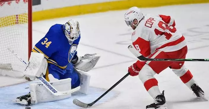 Sabres goalie Alex Lyon could miss start of playoffs with strained lower body muscle