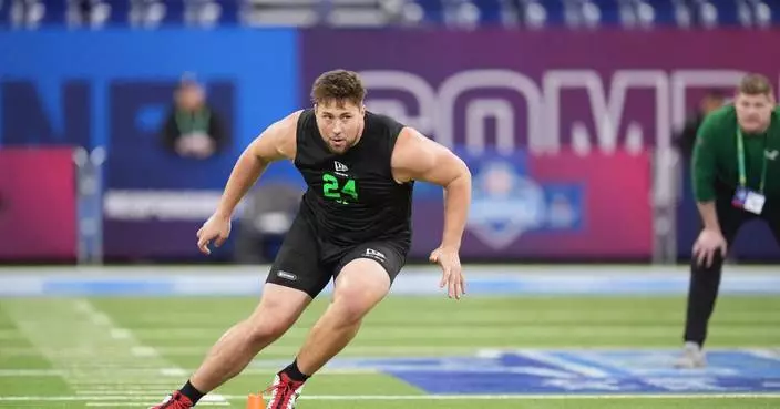 Panthers select Georgia OT Monroe Freeling with the 19th pick in the NFL draft