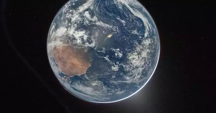 Artemis II’s moon-bound astronauts capture Earth’s brilliant blue beauty as they leave it behind