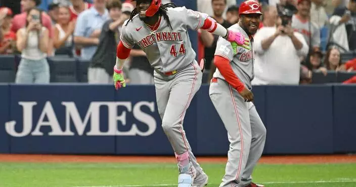 Elly De La Cruz hits 2 of Reds’ 5 home runs in 12-6 victory over Rays