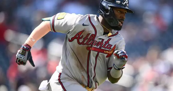 Braves CF Harris scratched from the lineup, then hits 2-run double as pinch-hitter vs Phillies