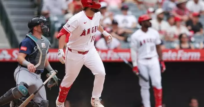 Nolan Schanuel’s sacrifice fly lifts Angels to 8-7 win over Mariners in 11 innings