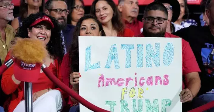 What Hispanic adults, men and young Americans think of Trump, according to a new AP-NORC poll