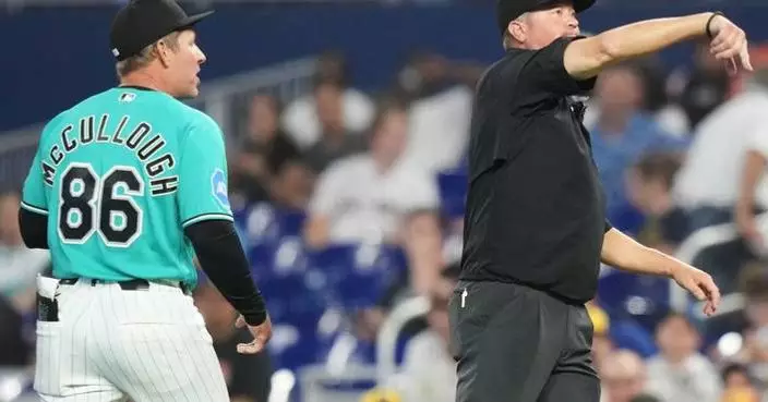 Pérez outpitches Misiorowski as Marlins top Brewers 5-3 to stop 4-game slide