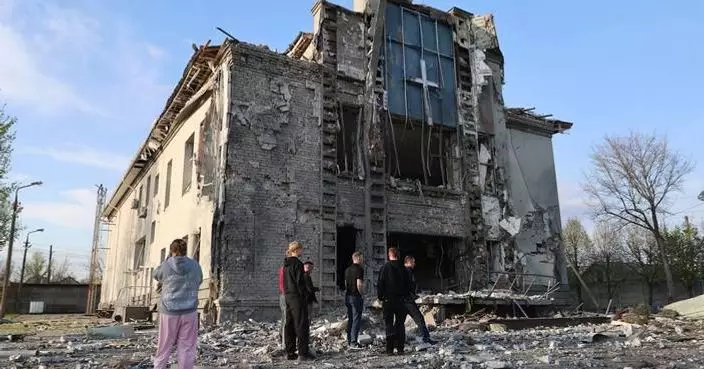 Russian attacks kill at least 2 as Ukraine strikes a Russian drone factory