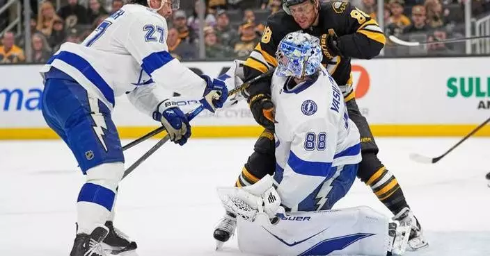 Emil Lilleberg scores late as Lightning beat Bruins 2-1; Boston clinches playoff spot later