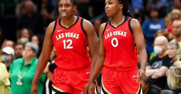 Las Vegas Aces set to bring back title-winning core of Gray, Young and Loyd, AP sources say
